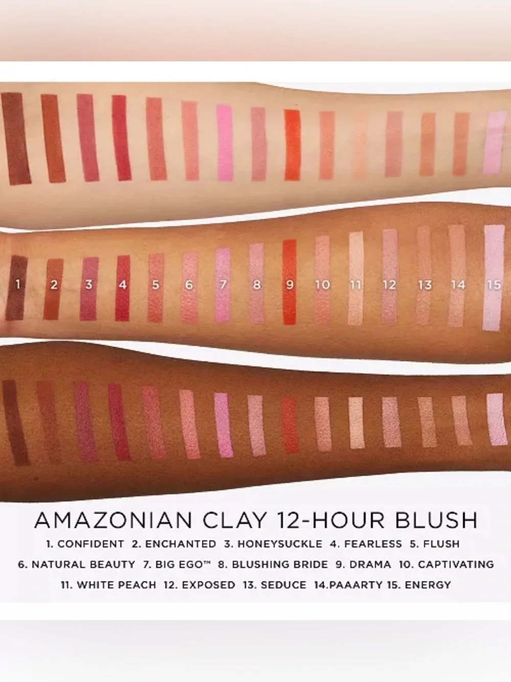 Tarte Amazon Clay 12-Hour Powder Blush -Big Ego -NEW-